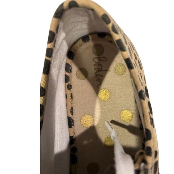 BODEN Flatform Sneakers Natural Cheetah Animal Print Women's Size 10 - 41 - Picture 5 of 11